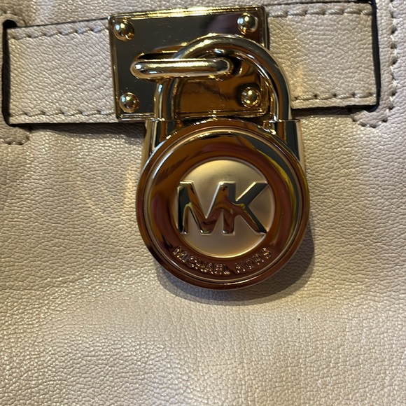 MICHAEL KORS LARGE LEATHER TOTE BAG SATCHEL - Picture 6 of 6